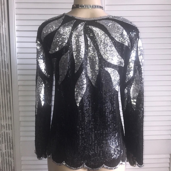 Long Sleeve Sequin top - Picture 7 of 12